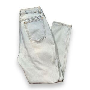 Vintage 90s Jeans Relaxed Fit Light Wash Denim High Waisted Mom 29 Inch Waist